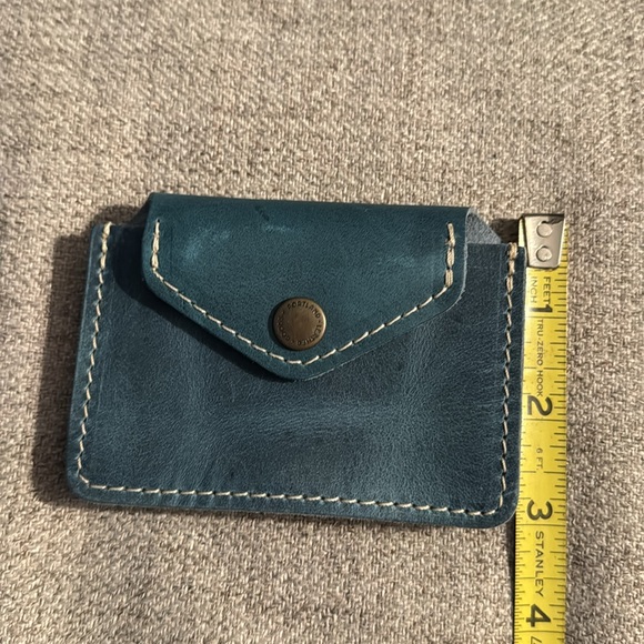 Portland Leather Goods Love Bug Wallet in Aqua - Picture 5 of 5